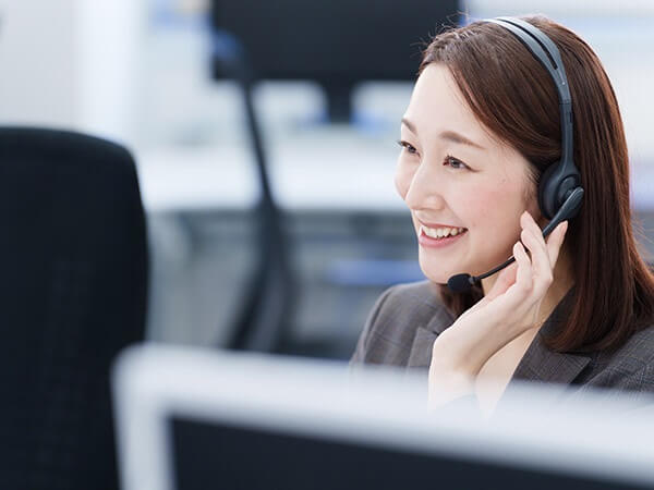 Woman Providing Commercial Intercom System Support