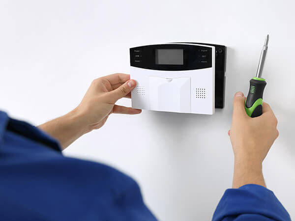Intercom Technician Installs Commercial Intercom System