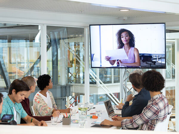 Team collaboration with professionally installed video conferencing solutions